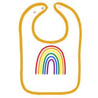 Infant Contrast Trim Terry Bib Thumbnail