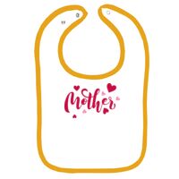 Infant Contrast Trim Terry Bib Thumbnail