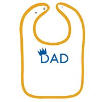 Infant Contrast Trim Terry Bib Thumbnail