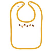 Infant Contrast Trim Terry Bib Thumbnail