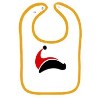 Infant Contrast Trim Terry Bib Thumbnail