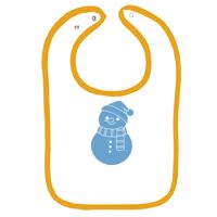 Infant Contrast Trim Terry Bib Thumbnail