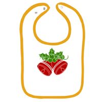 Infant Contrast Trim Terry Bib Thumbnail