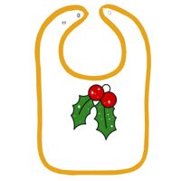 Infant Contrast Trim Terry Bib Thumbnail