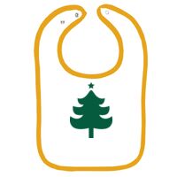 Infant Contrast Trim Terry Bib Thumbnail