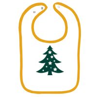Infant Contrast Trim Terry Bib Thumbnail
