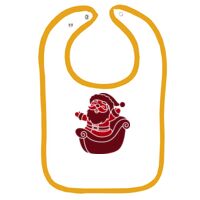 Infant Contrast Trim Terry Bib Thumbnail