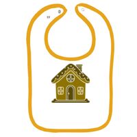 Infant Contrast Trim Terry Bib Thumbnail
