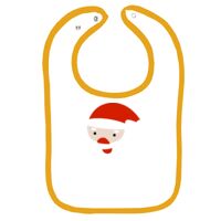 Infant Contrast Trim Terry Bib Thumbnail