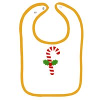 Infant Contrast Trim Terry Bib Thumbnail