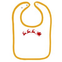 Infant Contrast Trim Terry Bib Thumbnail