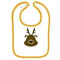 Infant Contrast Trim Terry Bib Thumbnail