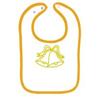 Infant Contrast Trim Terry Bib Thumbnail