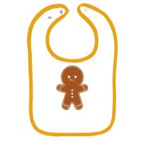 Infant Contrast Trim Terry Bib Thumbnail