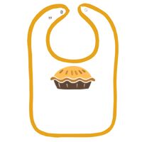 Infant Contrast Trim Terry Bib Thumbnail
