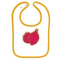 Infant Contrast Trim Terry Bib Thumbnail