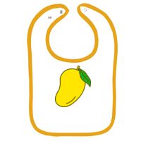 Infant Contrast Trim Terry Bib Thumbnail