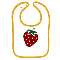 Infant Contrast Trim Terry Bib Thumbnail