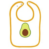 Infant Contrast Trim Terry Bib Thumbnail