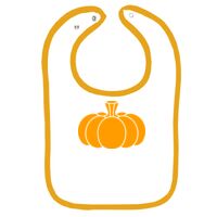 Infant Contrast Trim Terry Bib Thumbnail