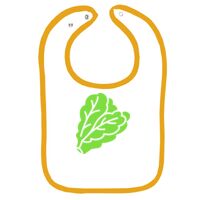 Infant Contrast Trim Terry Bib Thumbnail
