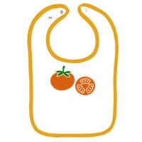 Infant Contrast Trim Terry Bib Thumbnail