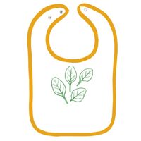 Infant Contrast Trim Terry Bib Thumbnail