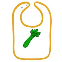 Infant Contrast Trim Terry Bib Thumbnail
