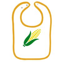 Infant Contrast Trim Terry Bib Thumbnail