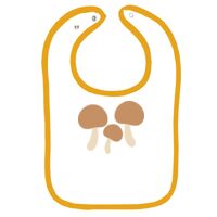 Infant Contrast Trim Terry Bib Thumbnail