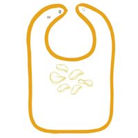 Infant Contrast Trim Terry Bib Thumbnail
