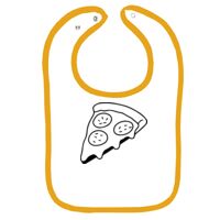 Infant Contrast Trim Terry Bib Thumbnail