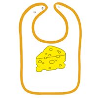 Infant Contrast Trim Terry Bib Thumbnail