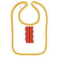 Infant Contrast Trim Terry Bib Thumbnail