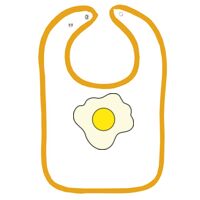 Infant Contrast Trim Terry Bib Thumbnail