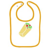 Infant Contrast Trim Terry Bib Thumbnail
