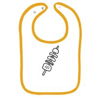 Infant Contrast Trim Terry Bib Thumbnail