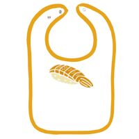 Infant Contrast Trim Terry Bib Thumbnail