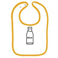 Infant Contrast Trim Terry Bib Thumbnail