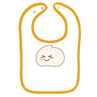 Infant Contrast Trim Terry Bib Thumbnail