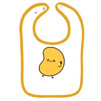 Infant Contrast Trim Terry Bib Thumbnail