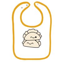 Infant Contrast Trim Terry Bib Thumbnail