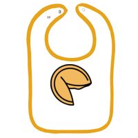Infant Contrast Trim Terry Bib Thumbnail