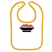 Infant Contrast Trim Terry Bib Thumbnail