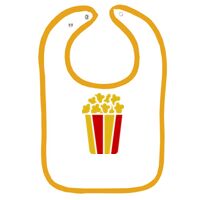 Infant Contrast Trim Terry Bib Thumbnail