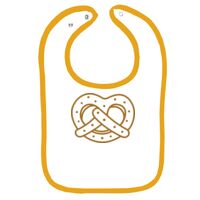 Infant Contrast Trim Terry Bib Thumbnail