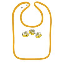 Infant Contrast Trim Terry Bib Thumbnail