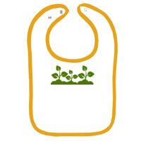 Infant Contrast Trim Terry Bib Thumbnail