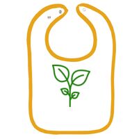 Infant Contrast Trim Terry Bib Thumbnail