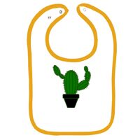 Infant Contrast Trim Terry Bib Thumbnail